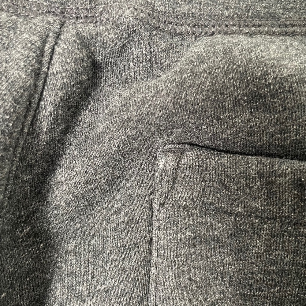 Uniqlo Joggers Men Medium Grey Fleece Lined Sweatpants Lounge Outdoor Winter - Picture 7 of 12